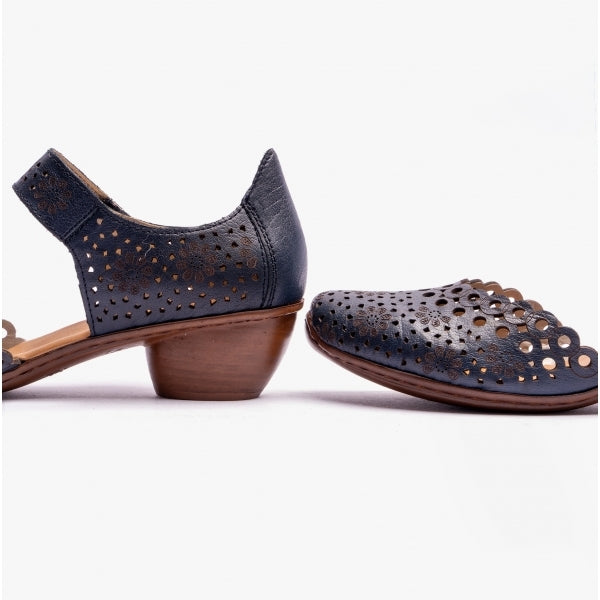 Rieker 43753-14 Womens Shoes Blue