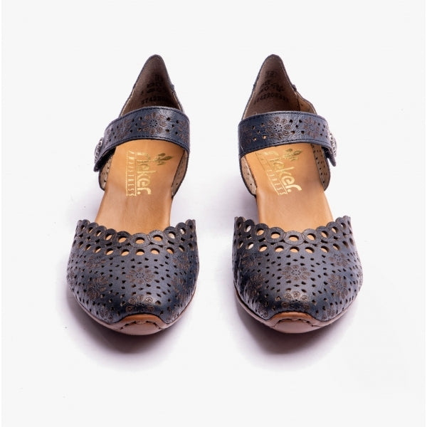 Rieker 43753-14 Womens Shoes Blue