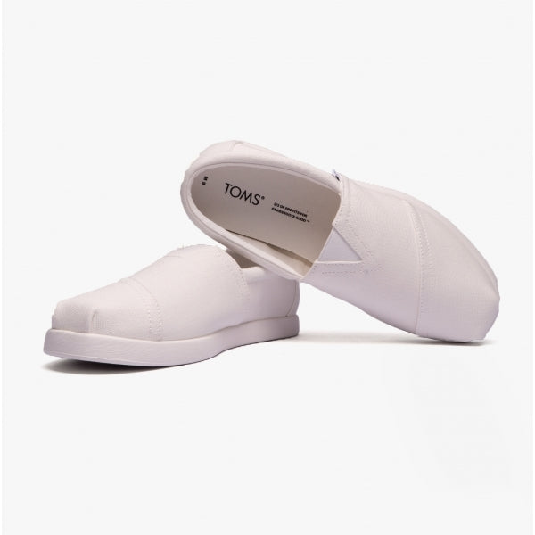 TOMS ALP FWD Mens Cotton Espadrille White