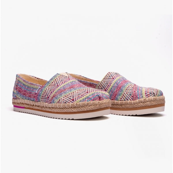 TOMS ALPARGATA PLATFORM ROPE Womens Espadrille Natural