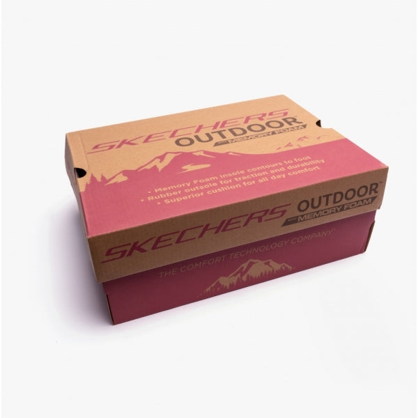 Skechers 180032/BKCC GRAND PEAK Womens Bungee Trainers Black/Charcoal