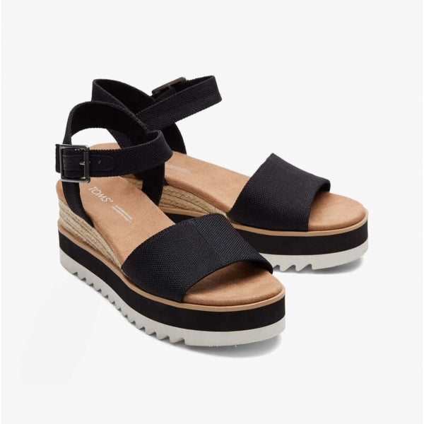 TOMS DIANA Womens Sandals Black