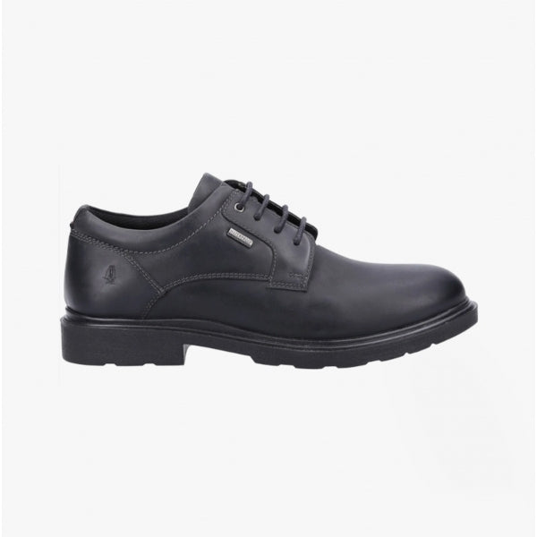 Hush Puppies PEARCE Mens Leather Shoes Black