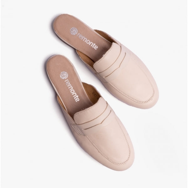 Remonte IRMGARD Womens Backless Loafers Beige