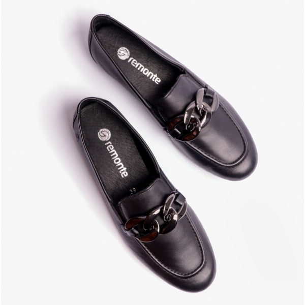 Remonte IRMGARD Womens Slip-On Loafers Black
