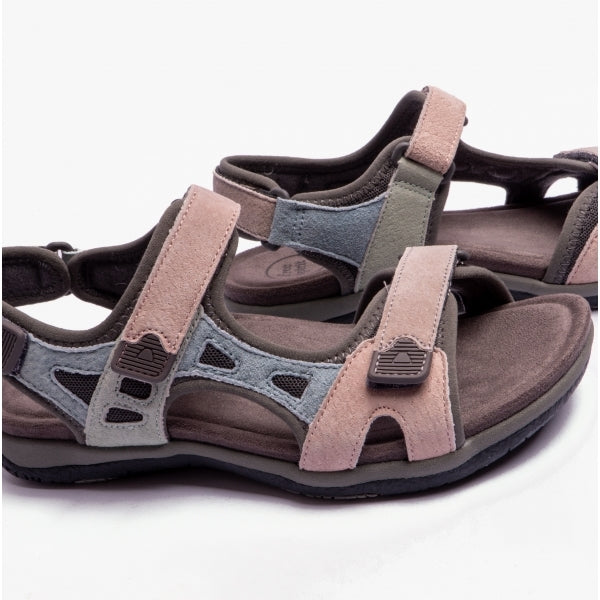 Free Spirit ZEAL Womens Colourblock Sandals Pastel Multi