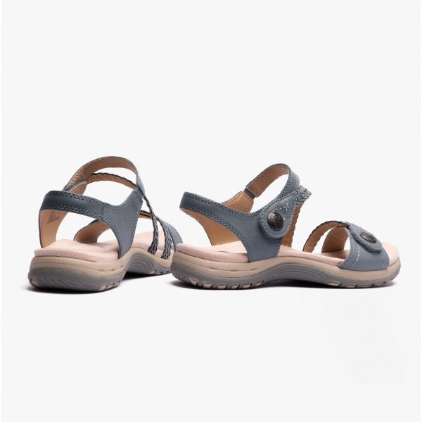 Free Spirit MALIBU Womens Elasticted Sandals Sky Blue