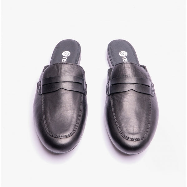 Remonte IRMGARD Womens Backless Loafers Black