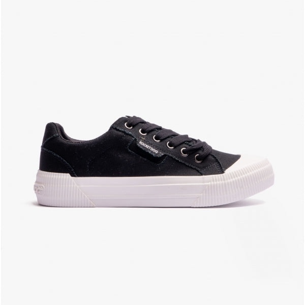 Rocket Dog CHEERY Womens Casual Trainers Black/White