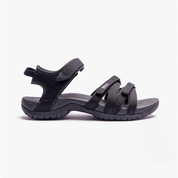 Teva TIRRA Womens Strappy Sandals Black/Black