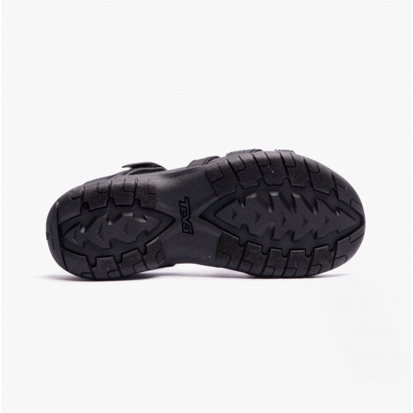 Teva TIRRA Womens Strappy Sandals Black/Black