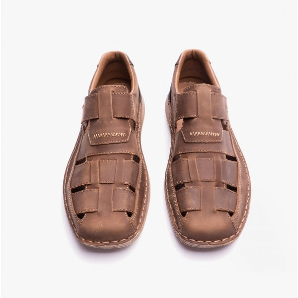 Rieker 03078-25 Mens Fisherman Sandals Brown