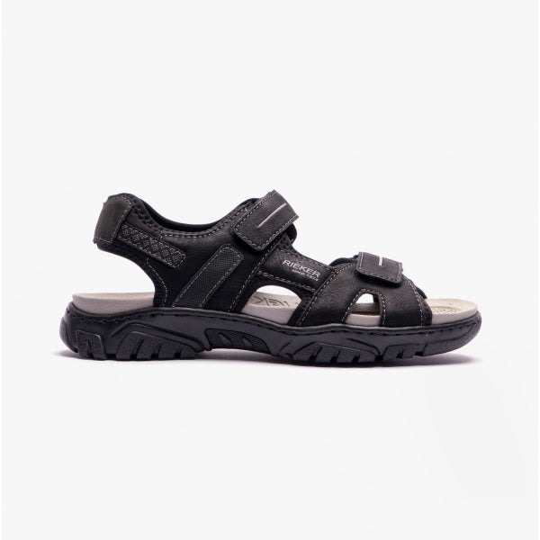 Rieker 22750-00 Mens Sandals Black