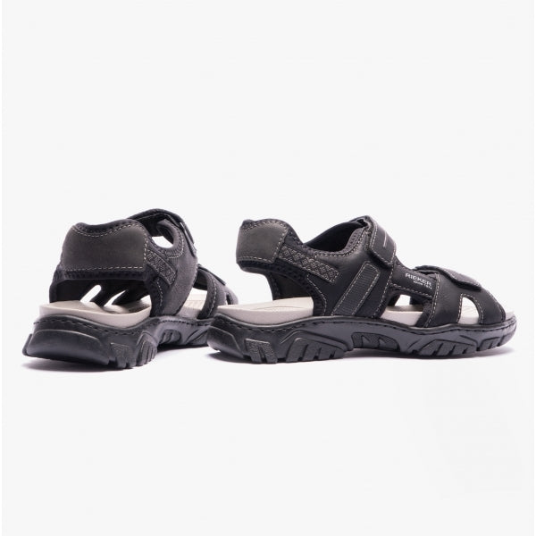 Rieker 22750-00 Mens Sandals Black