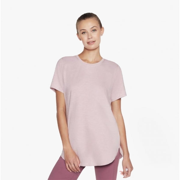 Skechers WTS359/PKLV GODRI SWIFT TUNIC Womens T-Shirt Pink