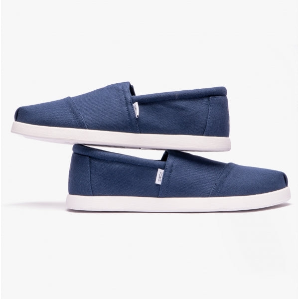 TOMS ALP FWD Mens Cotton Espadrille Navy