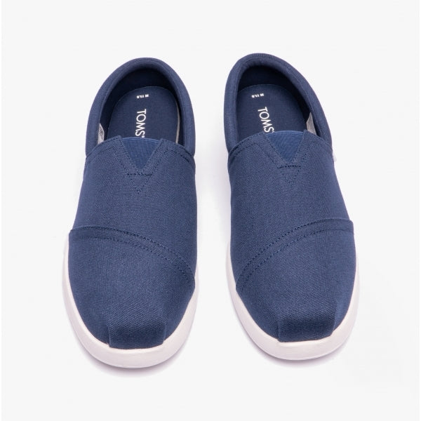 TOMS ALP FWD Mens Cotton Espadrille Navy