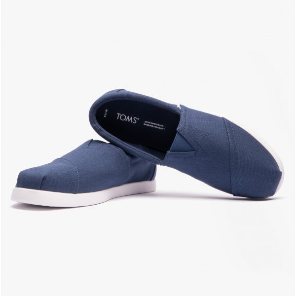 TOMS ALP FWD Mens Cotton Espadrille Navy