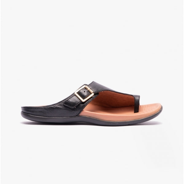 Strive JAVA II Womens Toe-Loop Sandals Black
