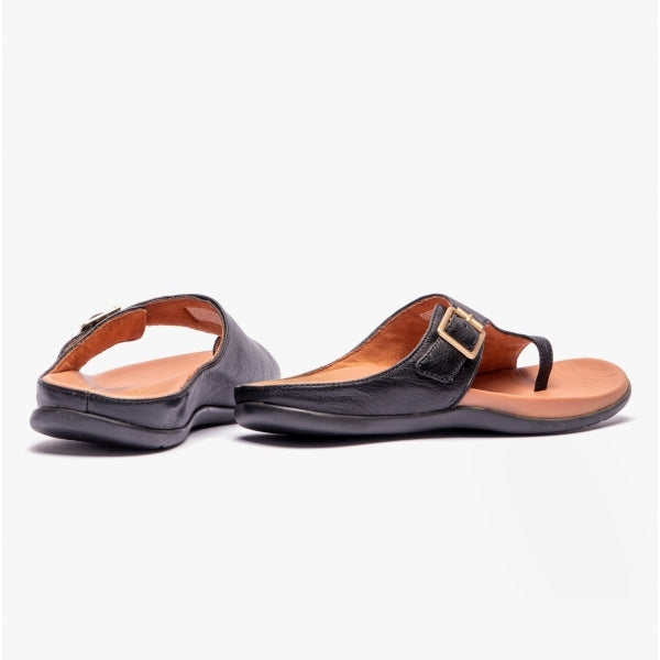 Strive JAVA II Womens Toe-Loop Sandals Black