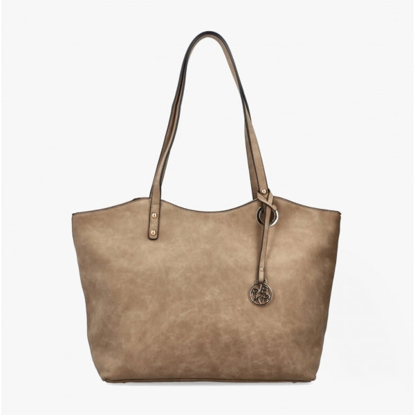Rieker H1369-64 Womens Tote Bag Beige