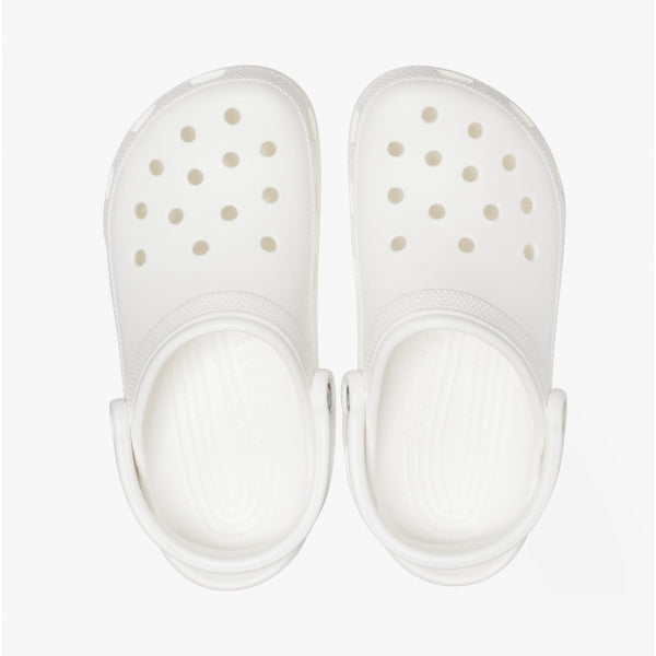 Crocs 10001-100 CLASSIC Unisex Clogs White