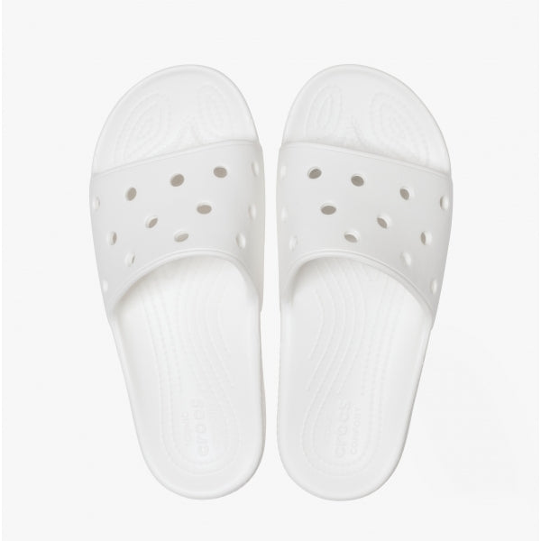 Crocs 206121-100 CLASSIC SLIDE Unisex Sliders White