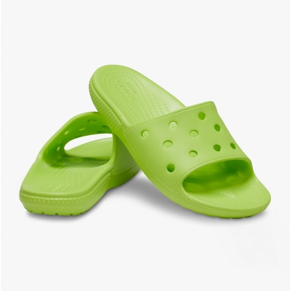 Crocs 206396-3UH CLASSIC SLIDE Kids Sandals Limeade