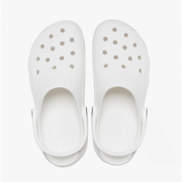 Crocs 206750-100 CLASSIC PLATFORM CLOG Womens Clogs White