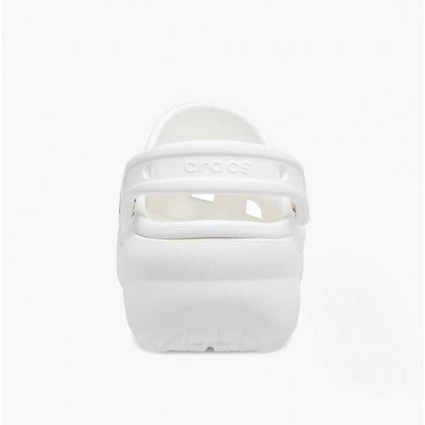 Crocs 206750-100 CLASSIC PLATFORM CLOG Womens Clogs White