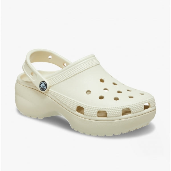 Crocs 206750-2Y2 CLASSIC PLATFORM CLOG Womens Clogs Bone