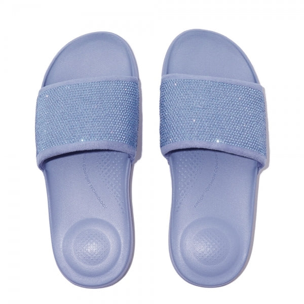 FitFlop IQUSHION EMBELLISHED Womens Sliders Wild Lavender