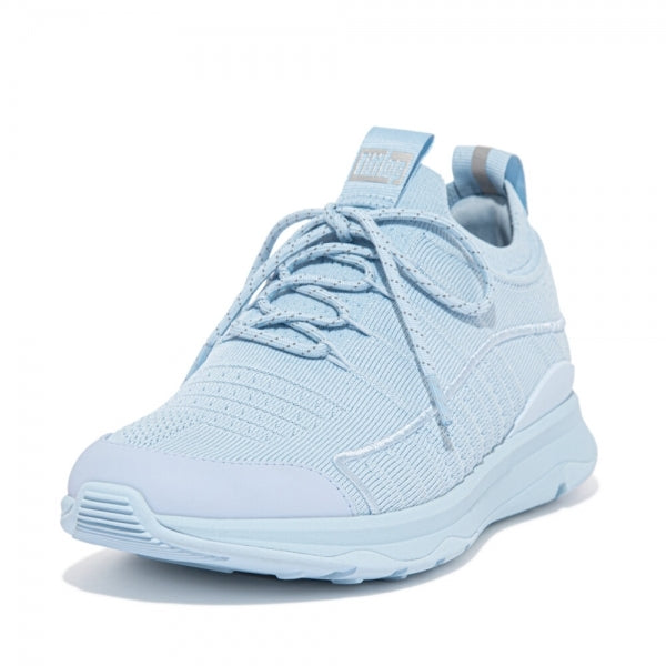 FitFlop VITAMIN FF Womens Knit Sports Trainers Cool Blue