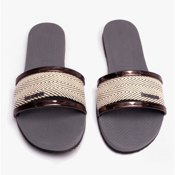 Havaianas HAV YOU TRANCOSO PREMIUM City Womens Sliders Sand Grey