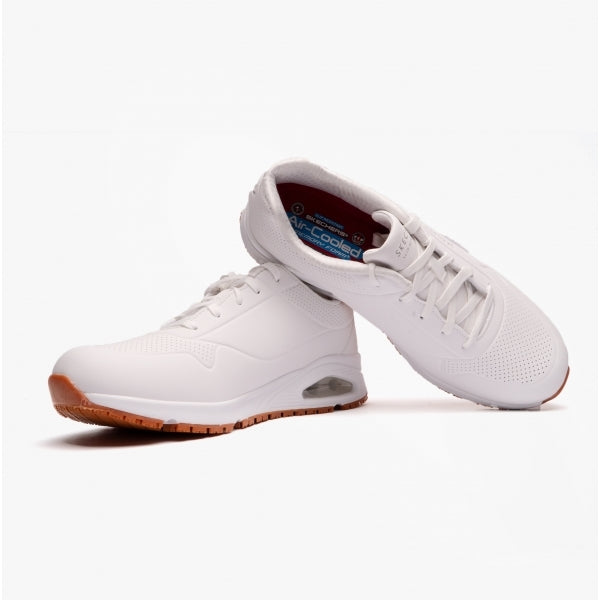Skechers Work 200054EC UNO - SUTAL SR Mens Occupational Trainers White