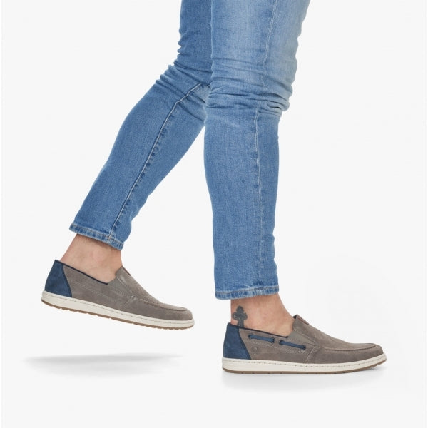 Rieker 18266-42 Mens Shoes Grey