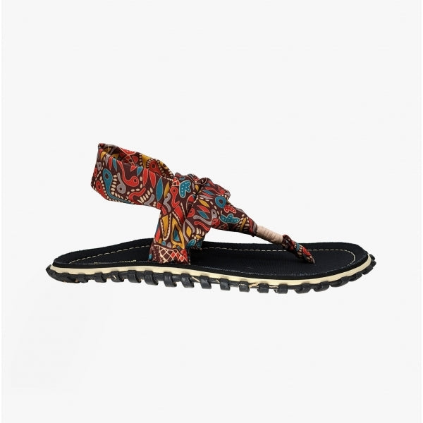 Gumbies SLINGBACK Womens Cotton Toe-Post Sandals Aboriginal