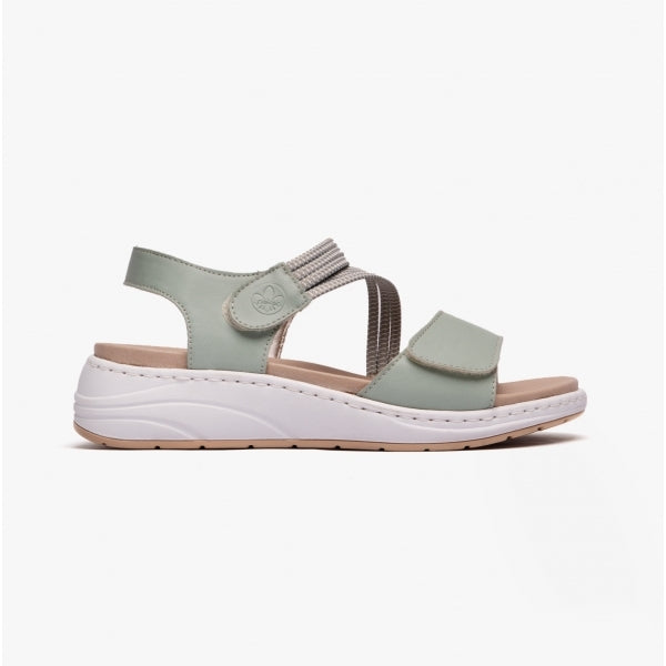 Rieker 64353-52 Womens Sandals Green