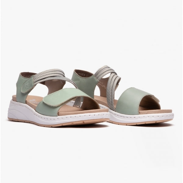 Rieker 64353-52 Womens Sandals Green
