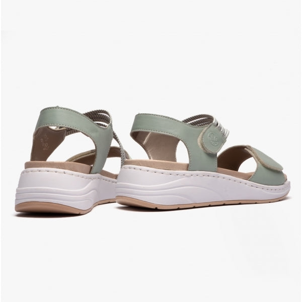 Rieker 64353-52 Womens Sandals Green