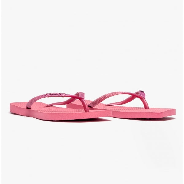 Havaianas HAV SQUARE GLITTER Womens Flip-Flops Velvet Rose