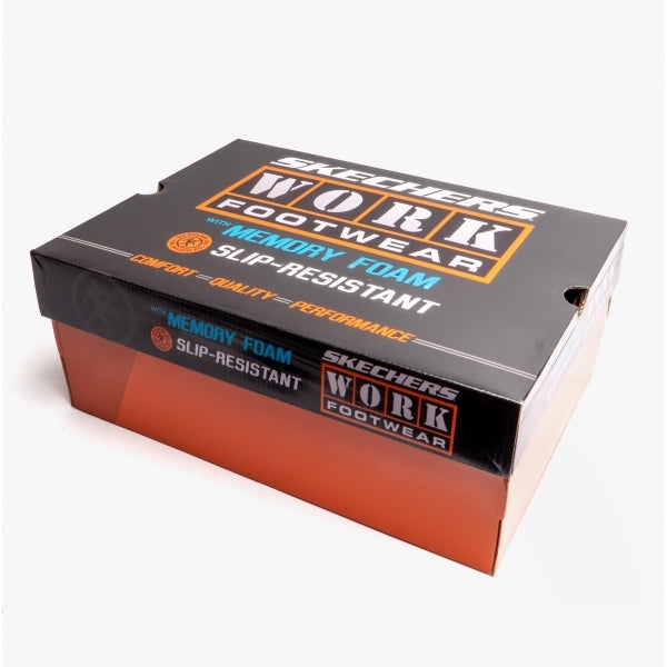 Skechers Work 77281EC MARSING - WAIOLA SR Womens Occupational Trainers Black/White