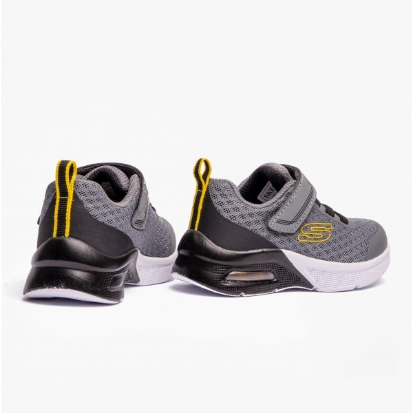 Skechers 403773N/CCBK MICROSPEC MAX - GORVIX Infant Boys Trainers Charcoal/Black