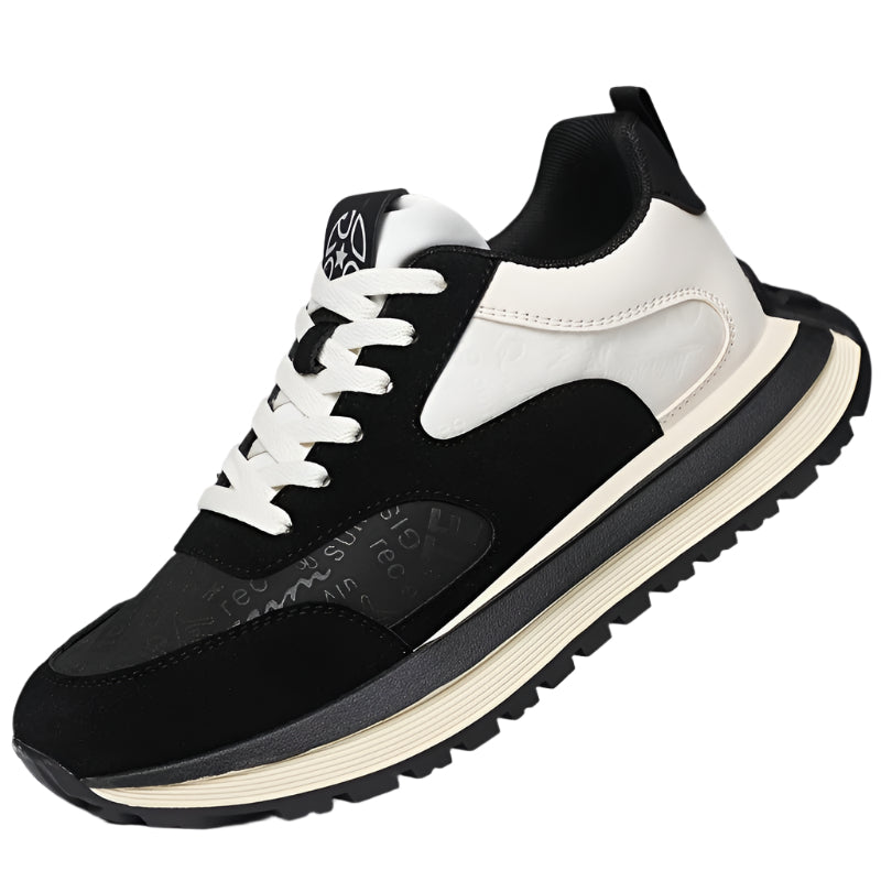 Men's Casual Sneakers - Comfortable, Non-Slip, Lace-Up Shoes with Embossed "TEAM" Design