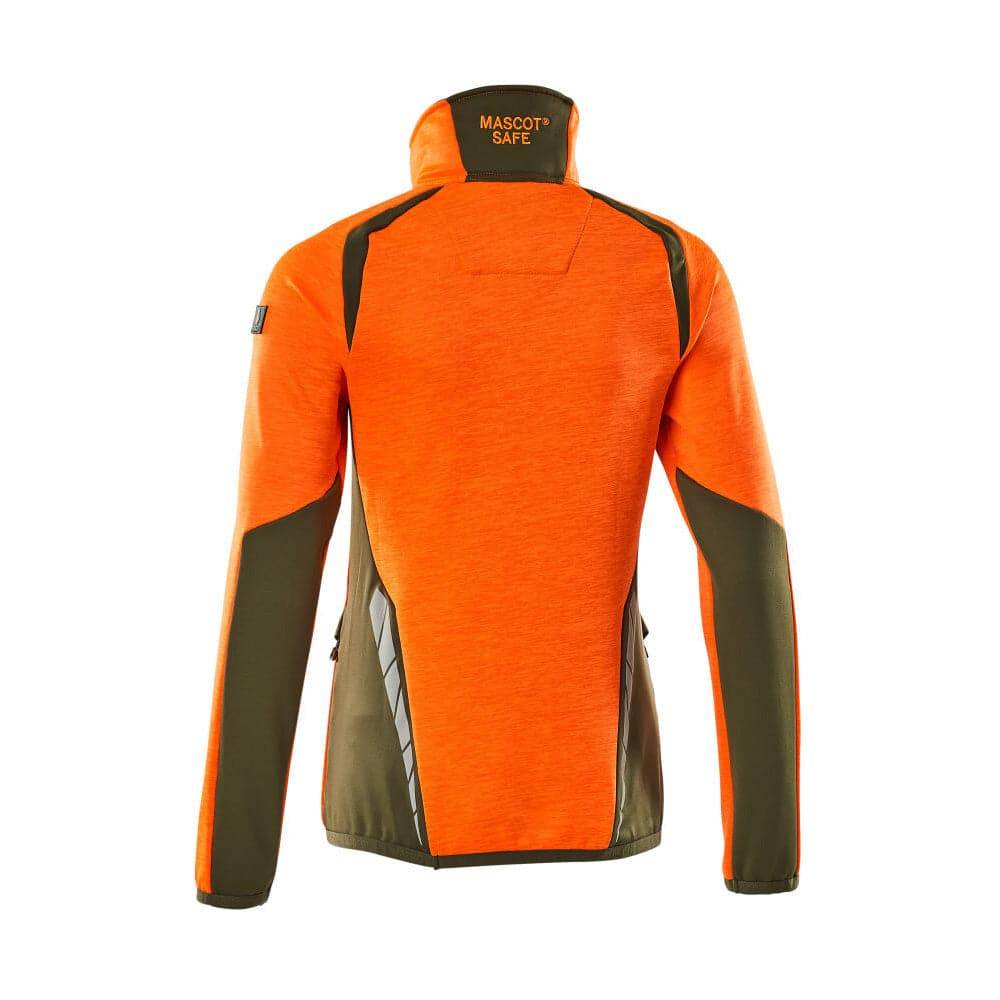 Mascot ACCELERATE SAFE 19353 Women's Hi-Vis Fleece Jumper with Half-Zip