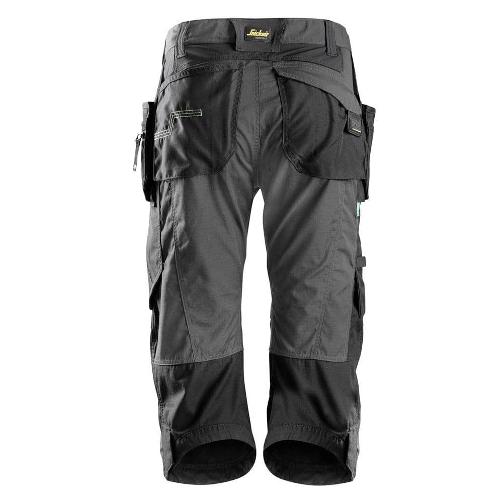 Snickers 6905 FlexiWork Holster Pocket Pirate Work Trousers Steel Grey