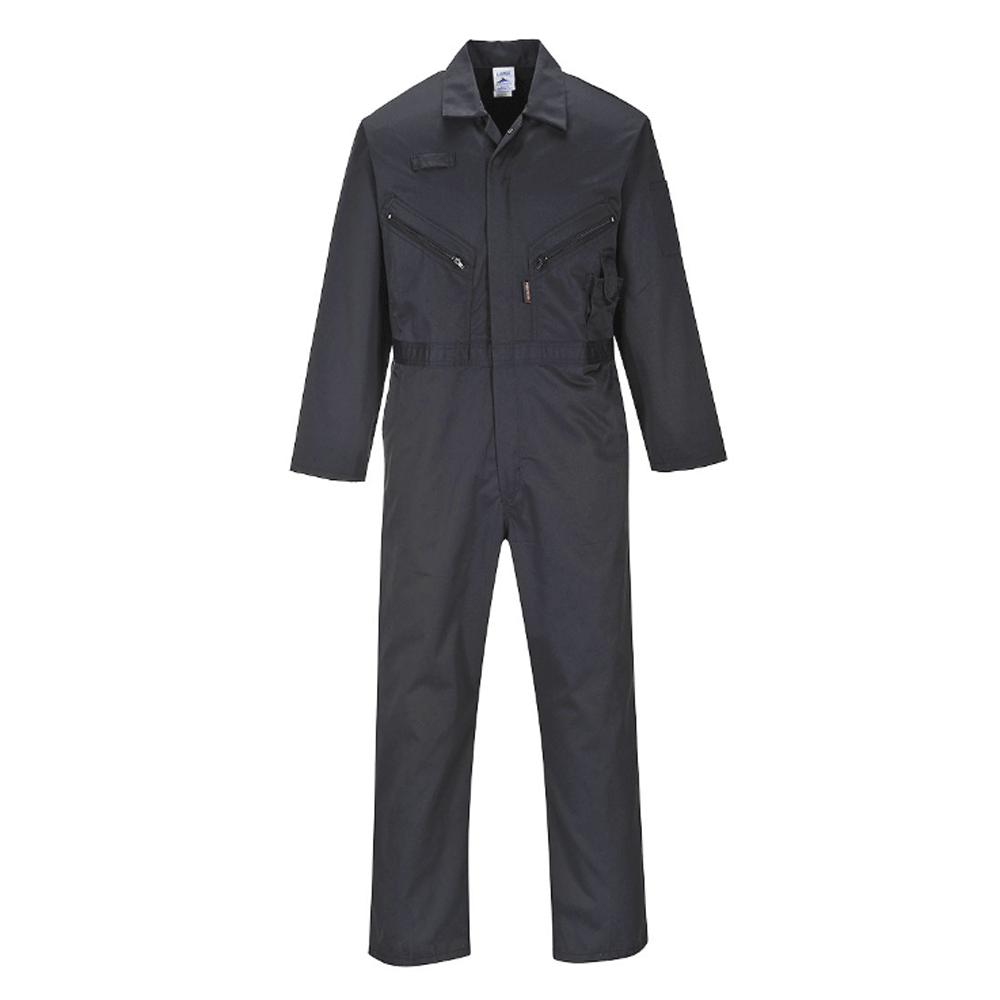 Portwest C813 Liverpool Zip Coverall Black Large
