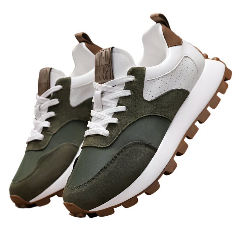 Men's Casual Multi-Color Low-Top Lace-Up Sneakers