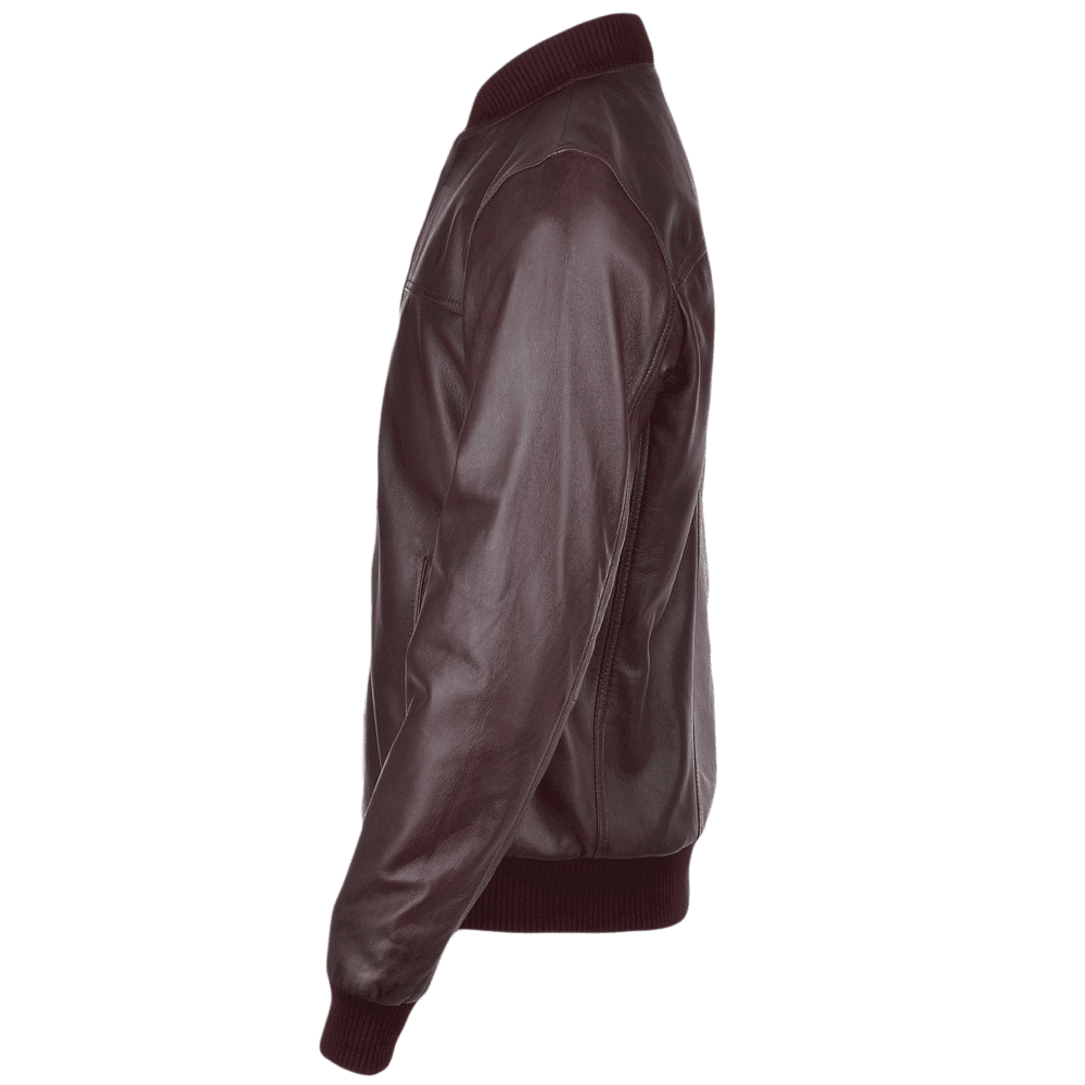 Men's Bomber Leather Jacket | Black, Brown, & Corodovan