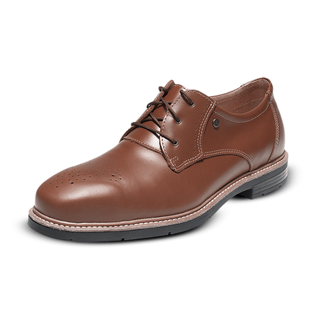 Emma MM112090 Marco Executive Brown Safety Business Shoe